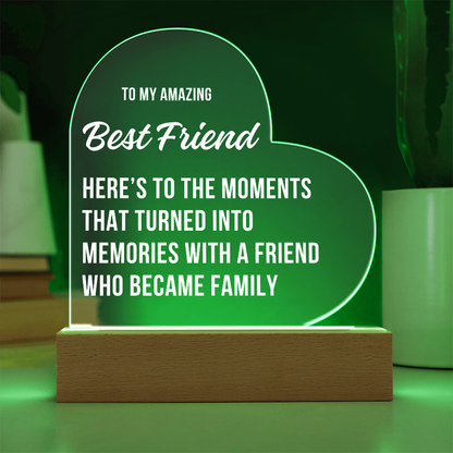 Moments To Memories Heart Plaque