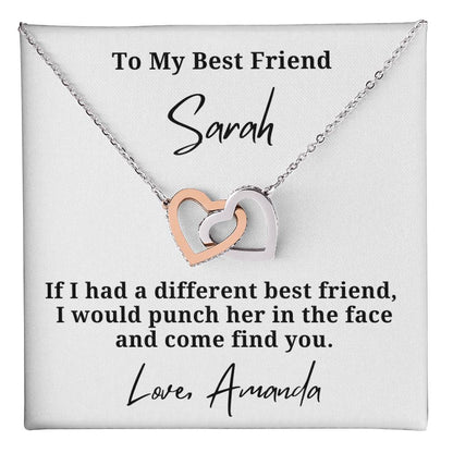 Personalized Funny Best Friend Come Find You Necklace