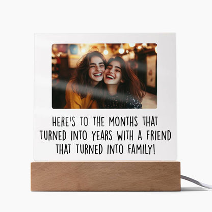 Personalized Friends To Family Plaque