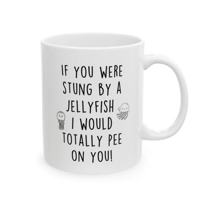 Funny Stung By Jellyfish Mug