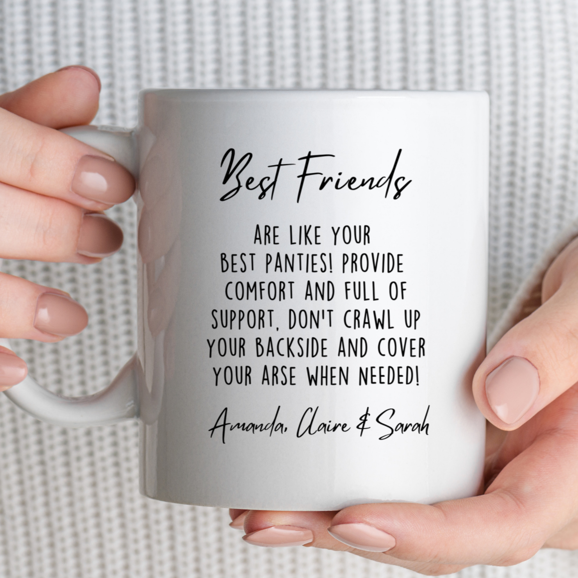 Funny Personalized Best Friends Mug