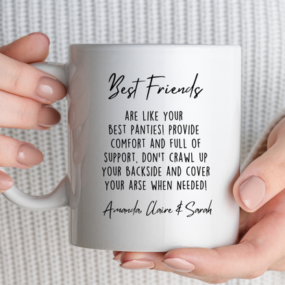 Funny Personalized Best Friends Mug