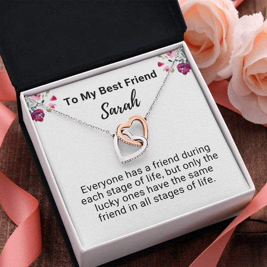 Personalized Stages Of Life Best Friend Necklace