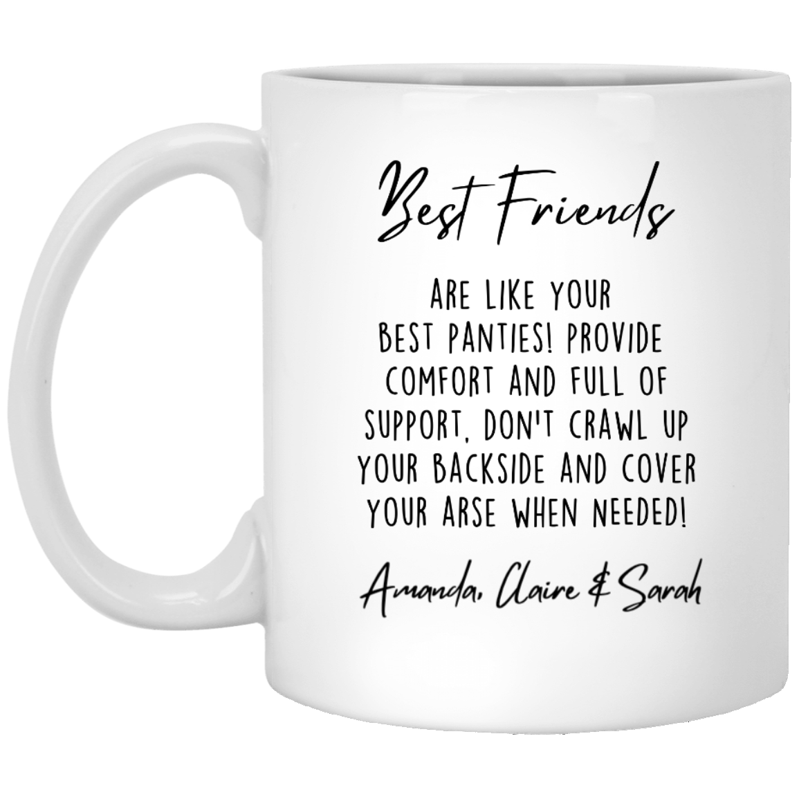 Funny Personalized Best Friends Mug