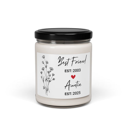 Personalized Best Friend to Auntie Candle