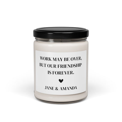 Personalized Retirement Scented Soy Candle, 9oz