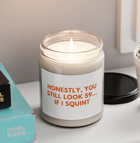 Funny 60th Birthday Scented Soy Candle, 9oz