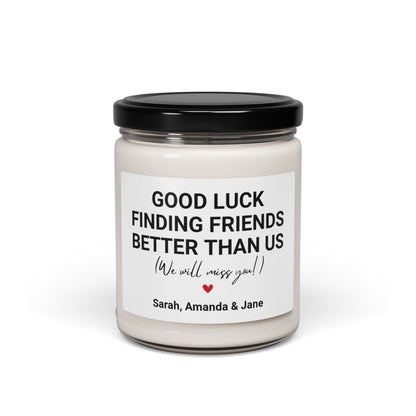 Funny Personalized Friend Leaving Candle