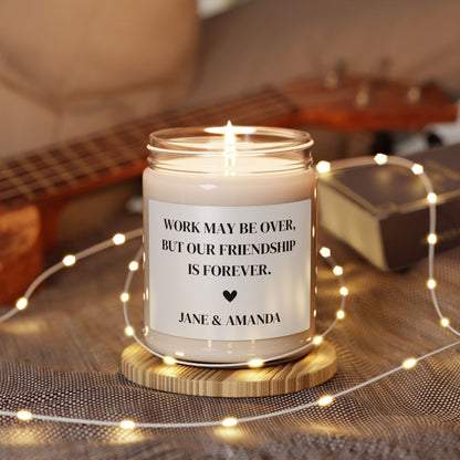 Personalized Retirement Scented Soy Candle, 9oz