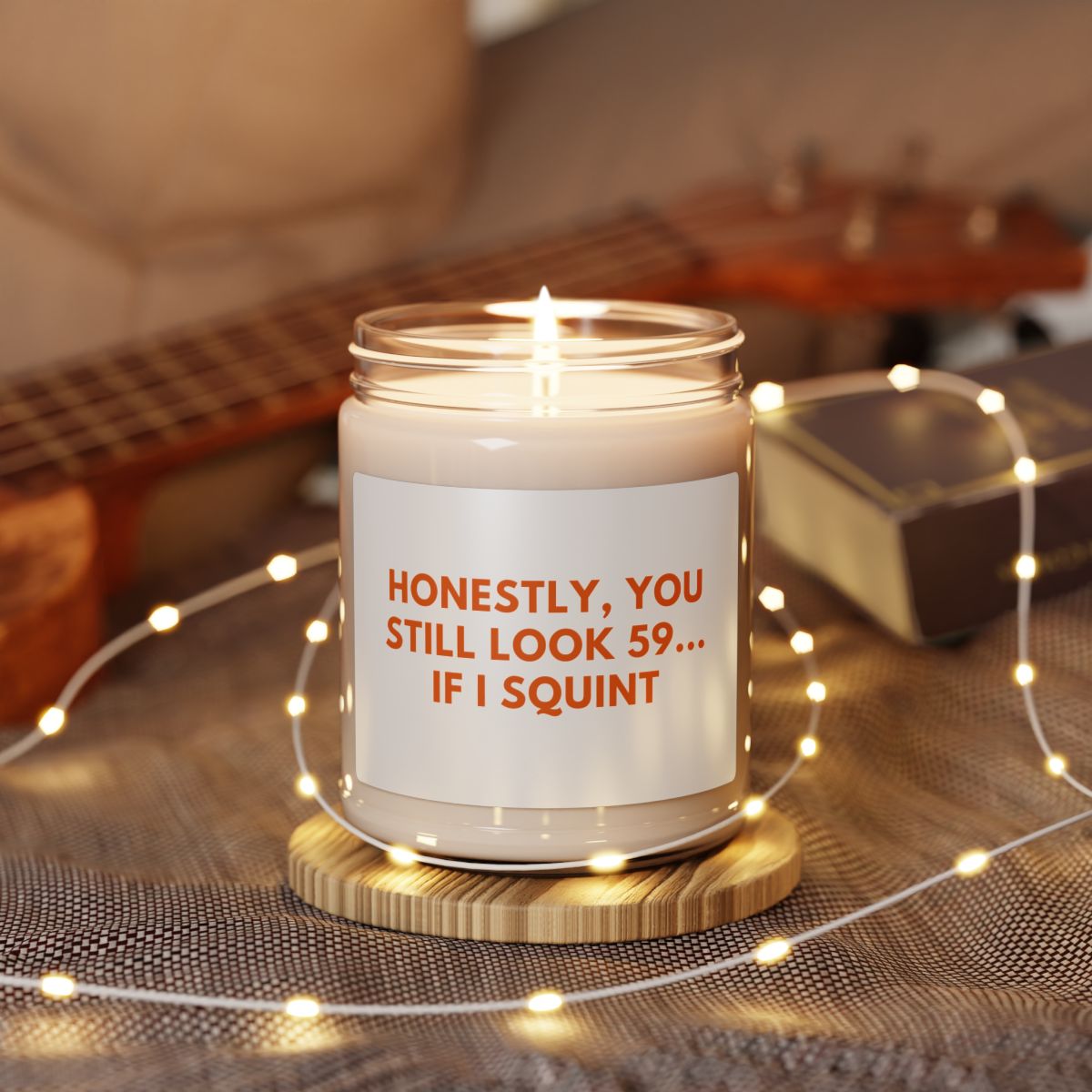 Funny 60th Birthday Scented Soy Candle, 9oz