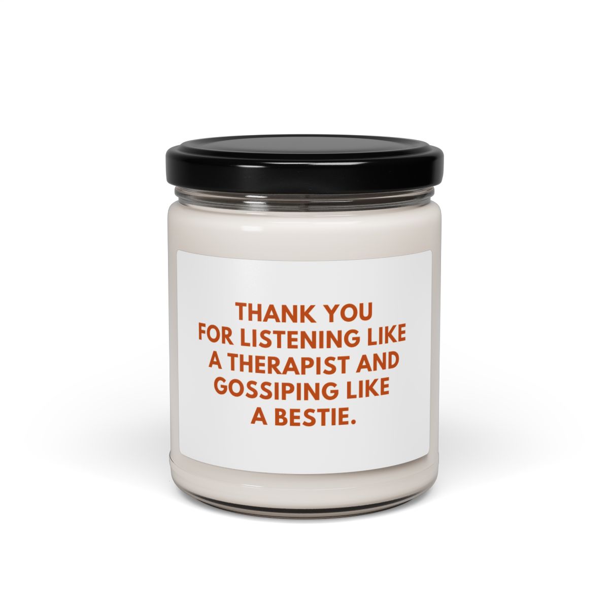 Funny Therapist Best Friend Scented Soy Candle, 9oz