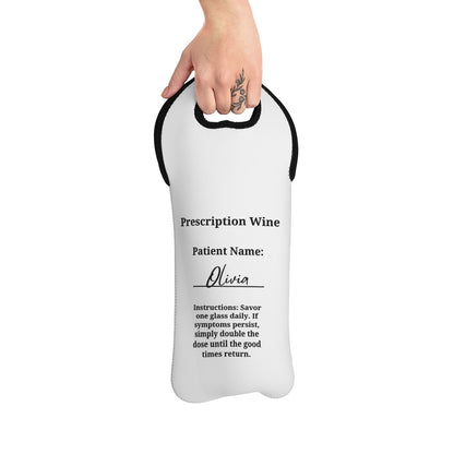 Personalized Wine Tote Bag