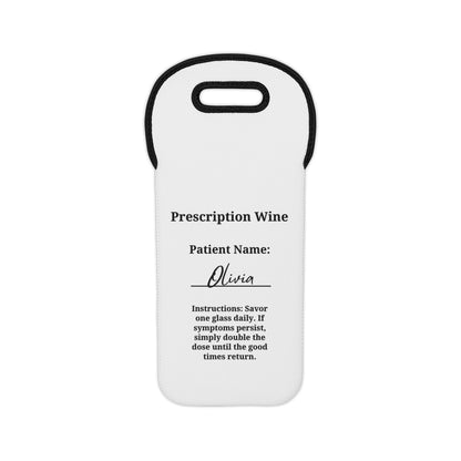 Personalized Wine Tote Bag